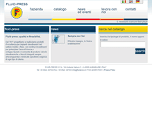 Tablet Screenshot of fluidpress.it
